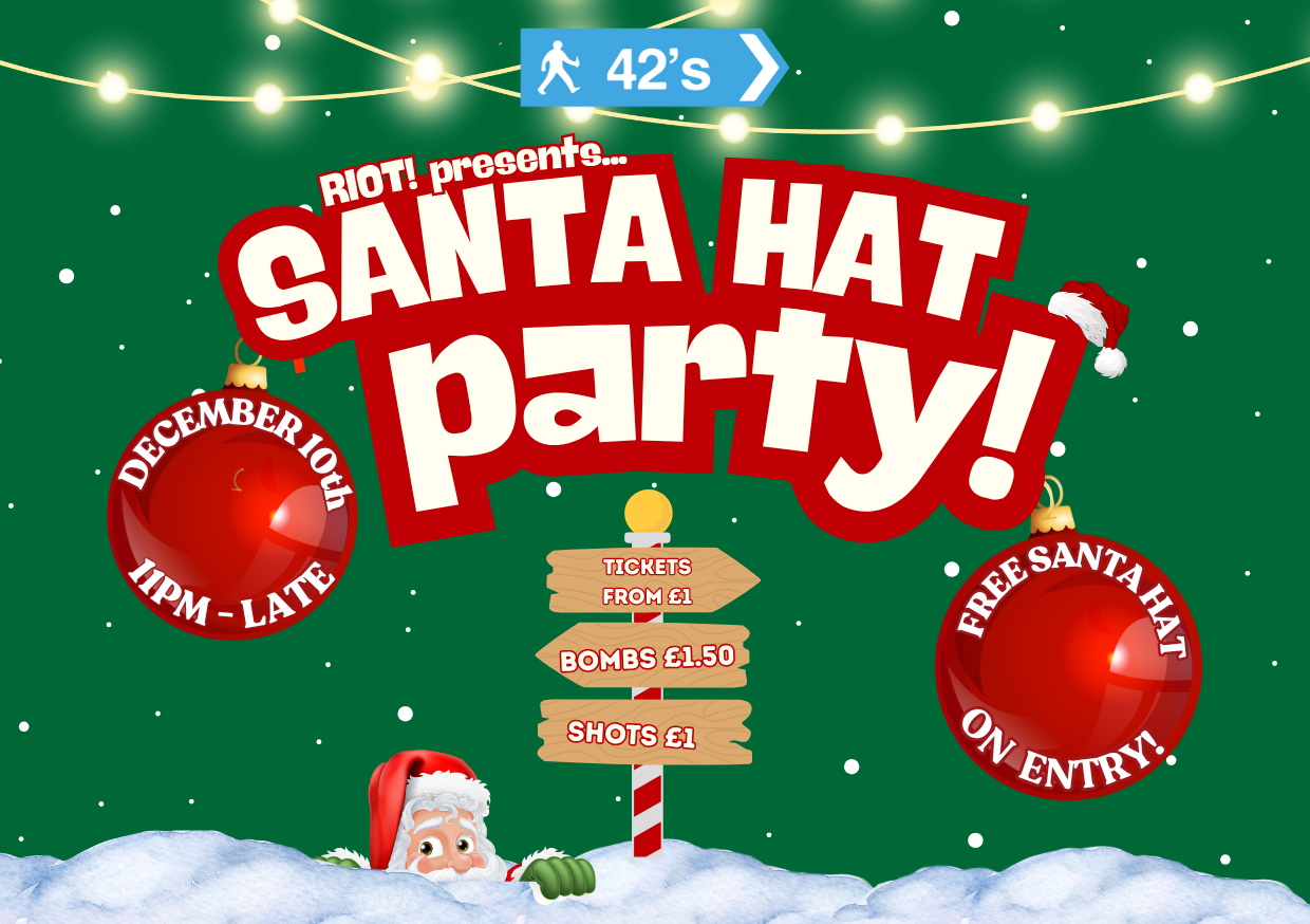 Riot! – Santa Hat Party