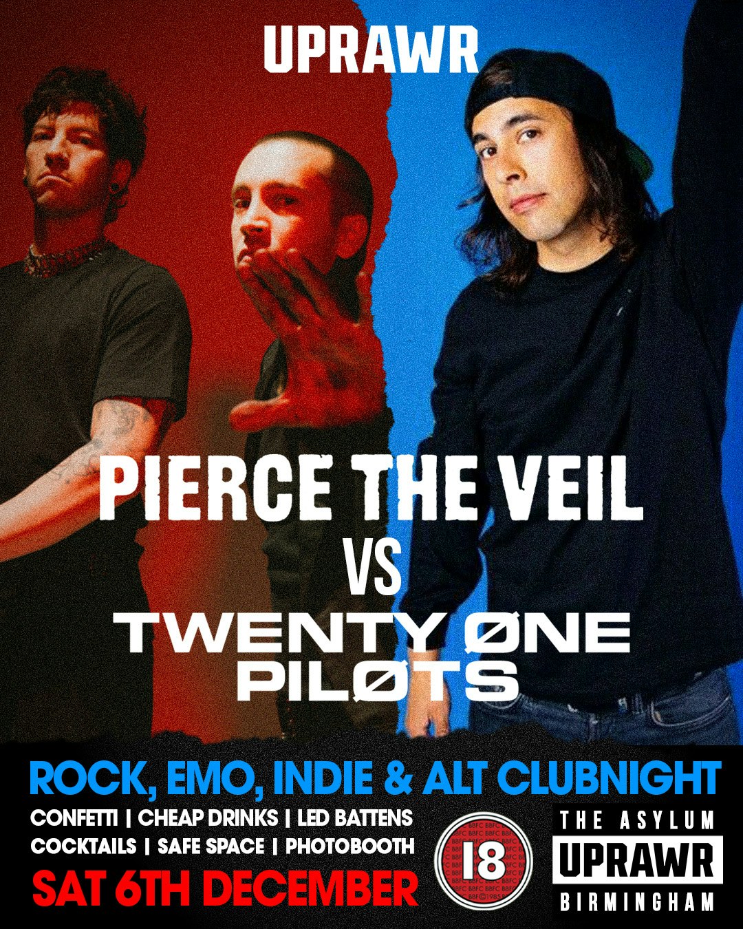 Pierce the Veil vs Twenty One Pilots Clubnight!
