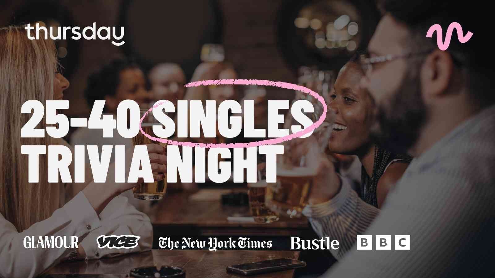 Thursday | BrewDog – Trivia Night (25-40) | Fortitude Valley