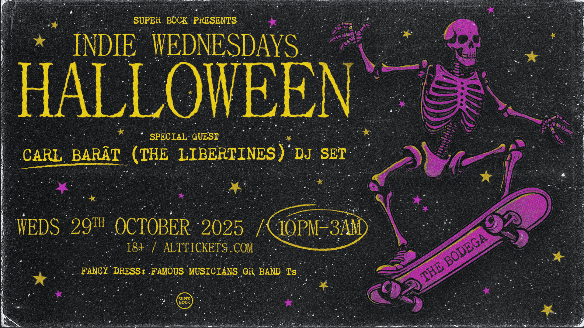 Indie Weds Halloween: Carl Barât DJ Set