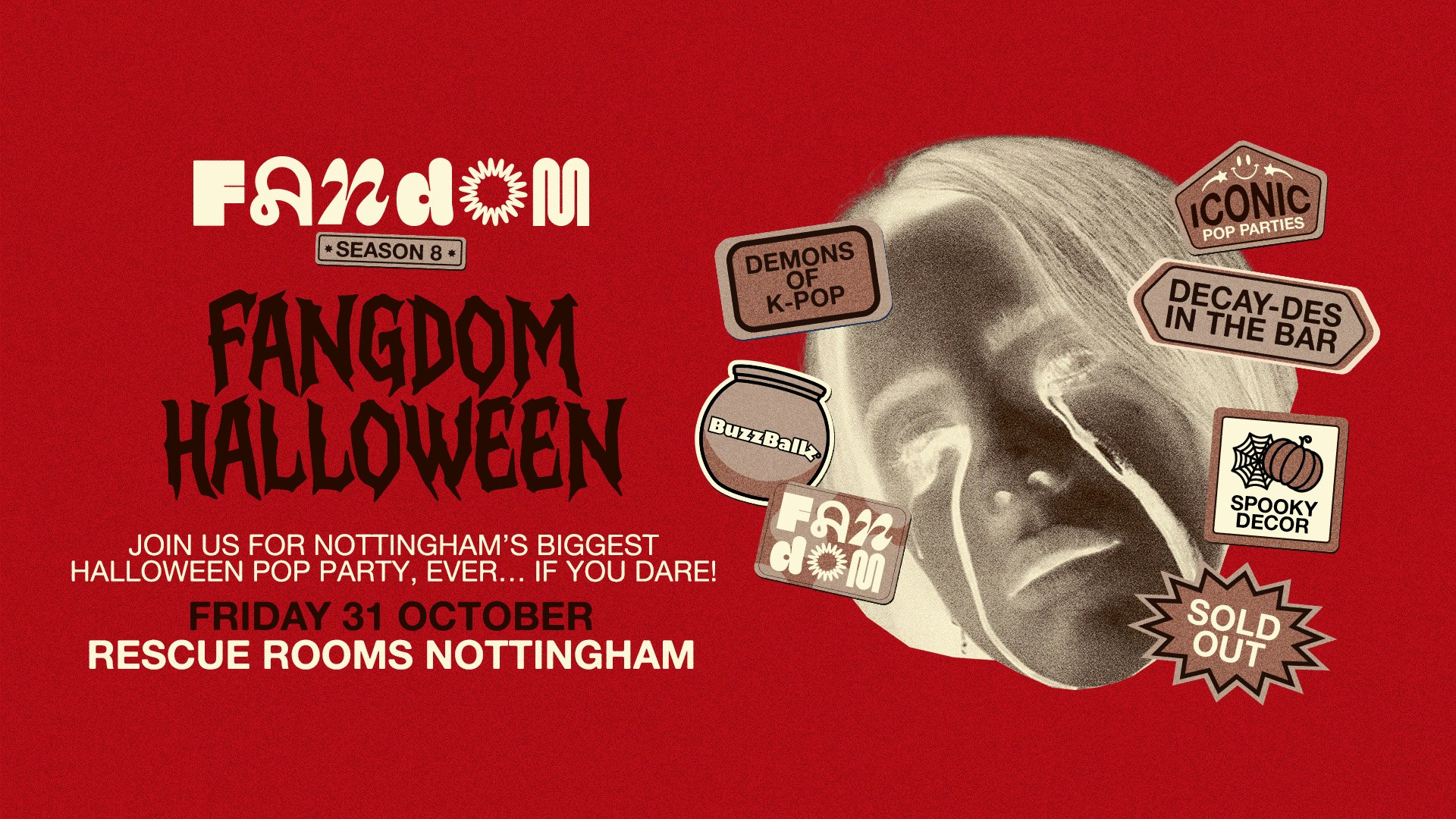 FANGDOM Halloween 🧛‍♀️ Rescue Rooms, Nottingham *SOLD OUT* Join the waiting list…