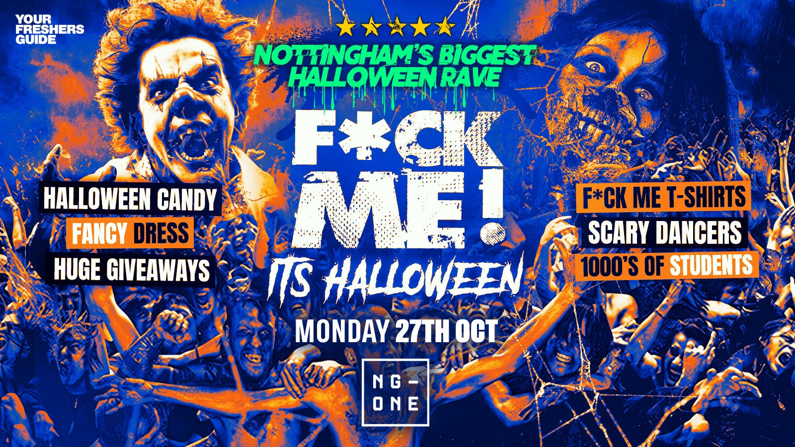 F*CK ME It’s Halloween – Nottingham Freshers 2025