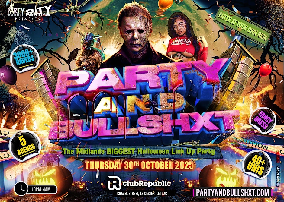 Party and Bullshxt The Midlands Biggest Halloween Link Up Party