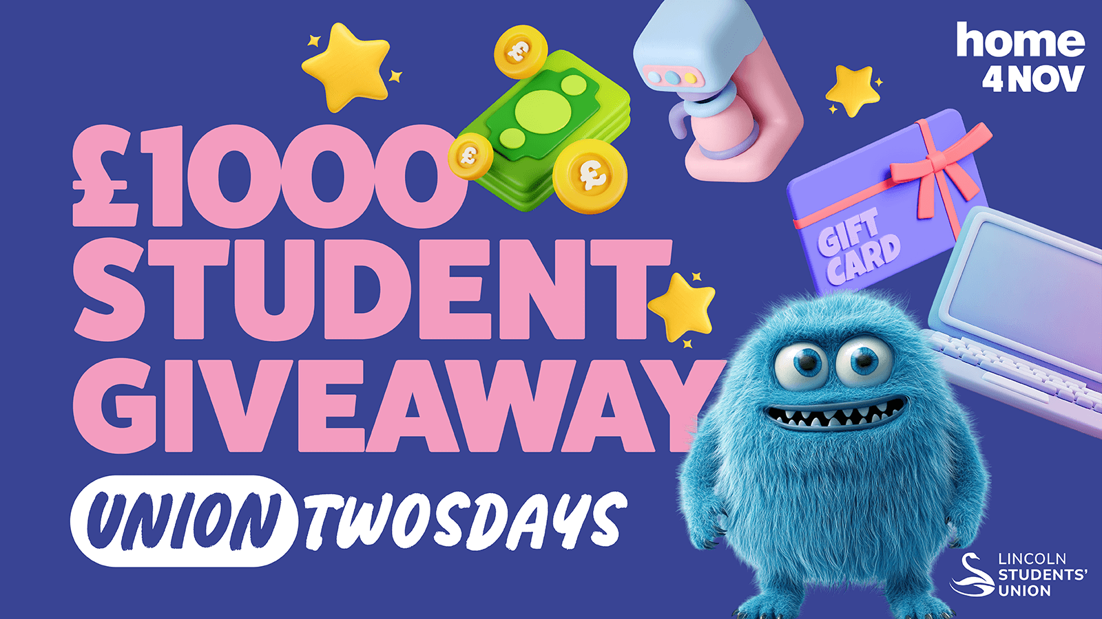 ﻿Union Twosdays Presents: £1000 STUDENT GIVEAWAY 💸🎁﻿