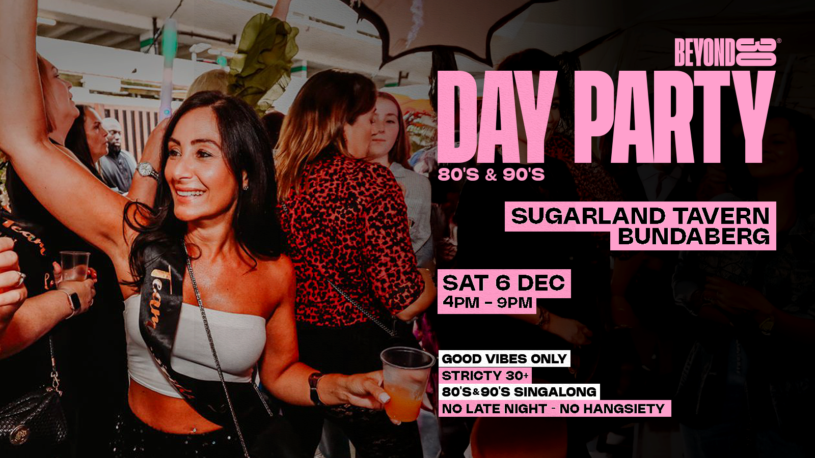 80s & 90s Over 30s Daytime Clubbing – BUNDABERG 🕺🏽