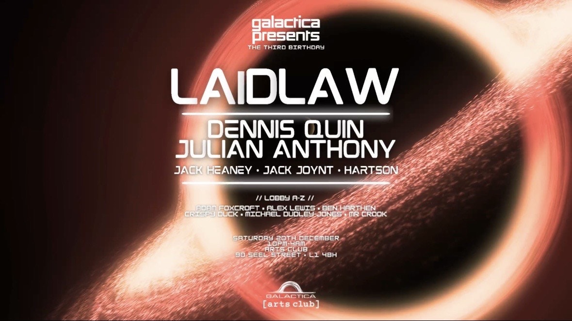 Galactica presents: Laidlaw, Dennis Quin & Julian Anthony