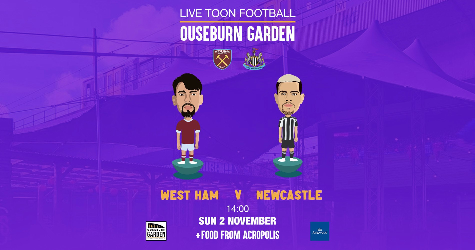 West Ham v Newcastle United on The Big Screen