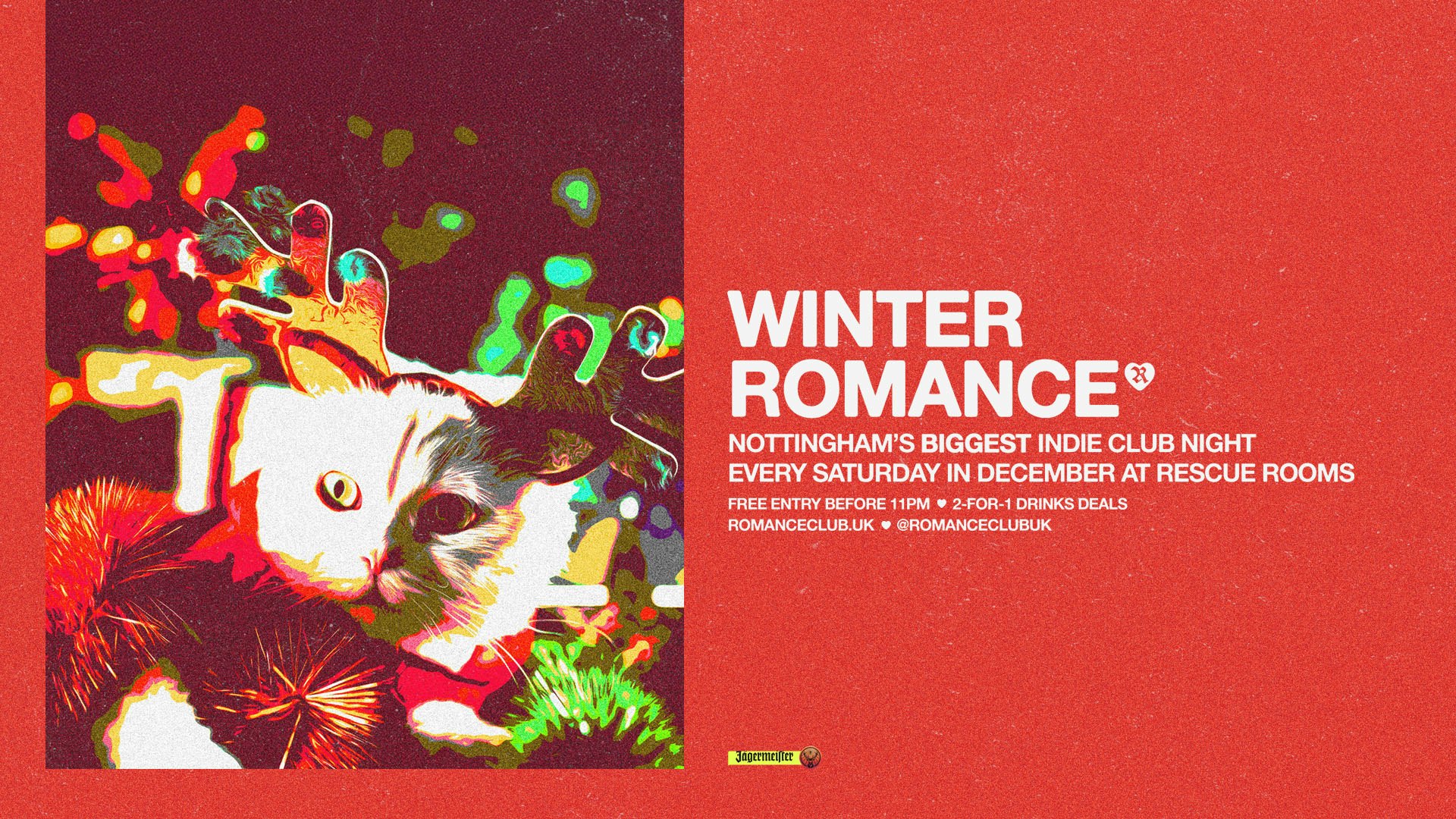 WINTER ROMANCE 🤍 Christmas Jumper Party 🧣 Nottingham’s biggest indie club night
