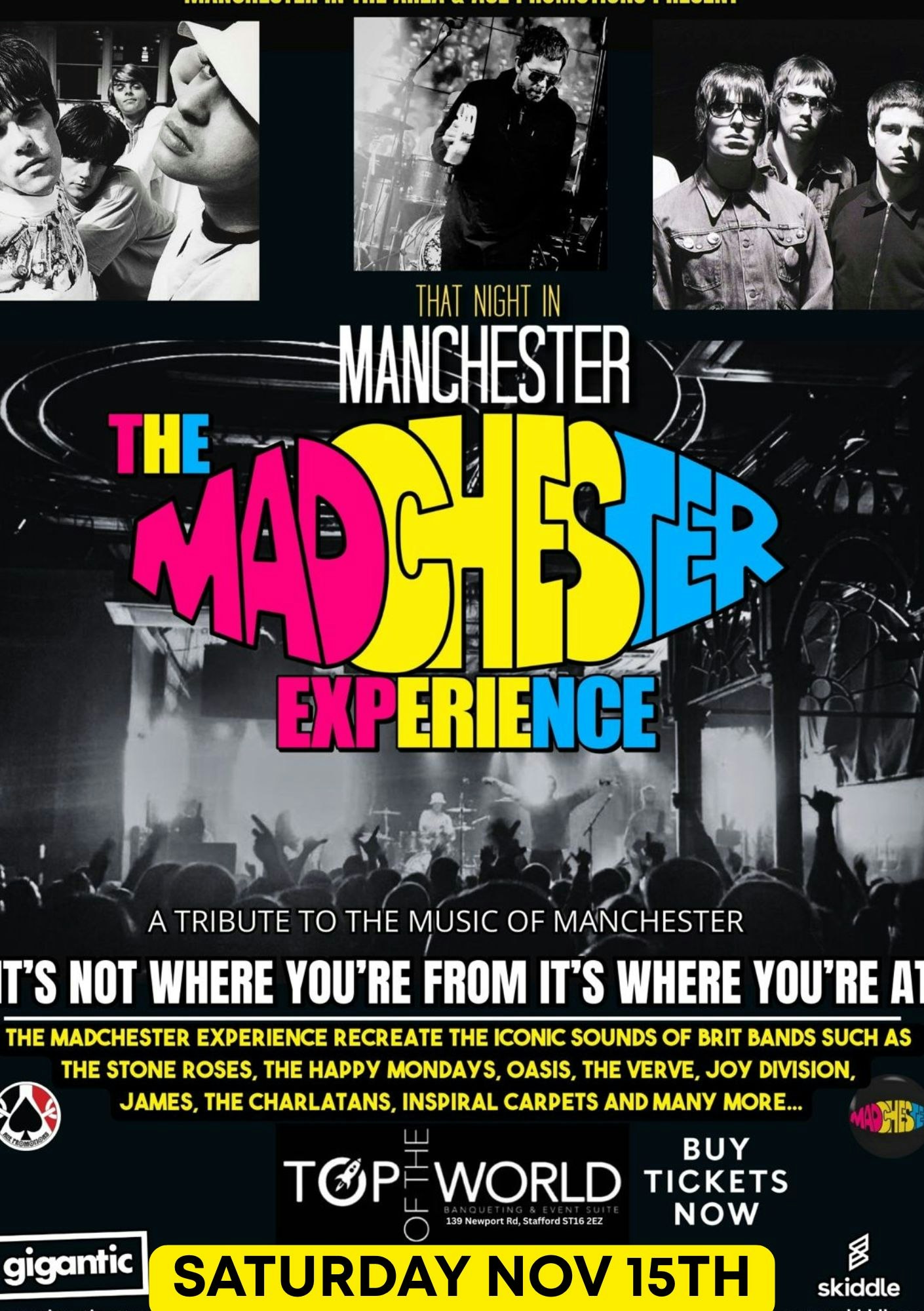 𝐓𝐡𝐞 𝐌𝐚𝐝𝐜𝐡𝐞𝐬𝐭𝐞𝐫 𝐄𝐱𝐩𝐞𝐫𝐢𝐞𝐧𝐜𝐞 – 𝐋𝐢𝐯𝐞 𝐚𝐭 𝐓𝐨𝐩 𝐨𝐟 𝐭𝐡𝐞 𝐖𝐨𝐫𝐥𝐝, 𝐒𝐭𝐚𝐟𝐟𝐨𝐫𝐝!