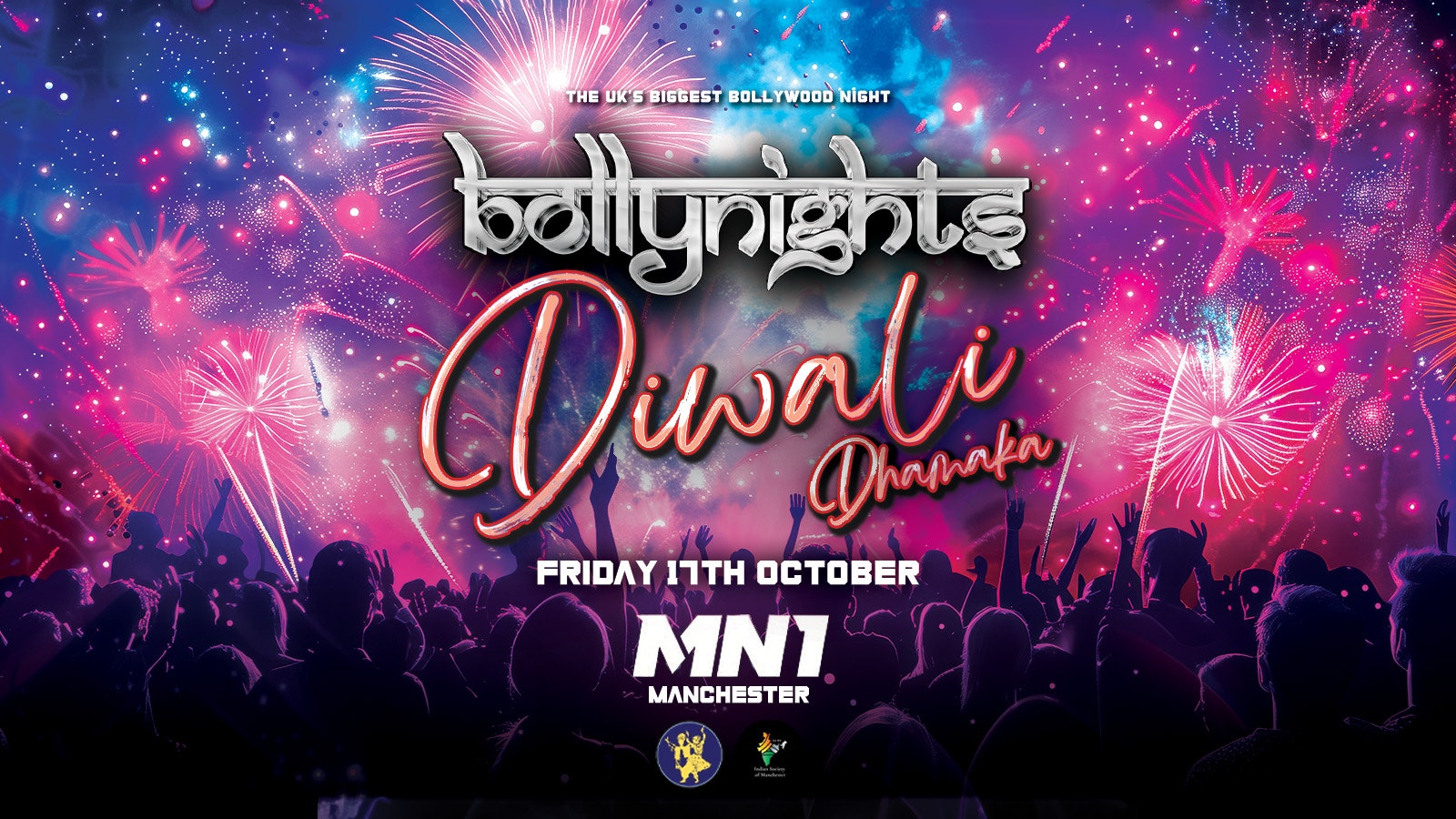 Bollynights Manchester – Diwali Dhamaka | Friday 17th October at MN1