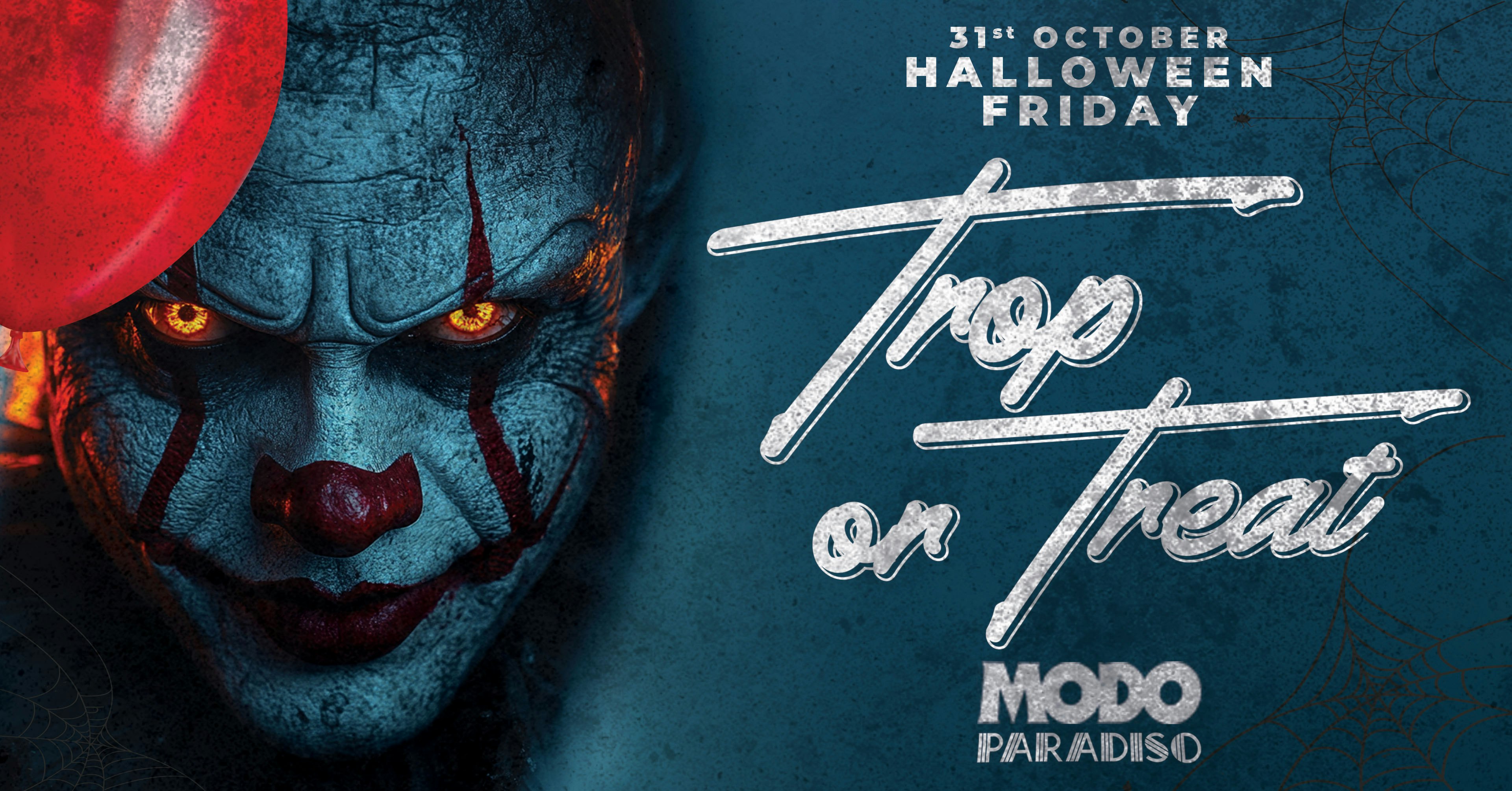 👻🔪 TROPILOCO presents TROP OR TREAT! 🔪👻  THE UK’S NO.1 STUDENT NIGHT! – HALLOWEEN FRIDAY – 31st OCTOBER @ PARADISO 🚨
