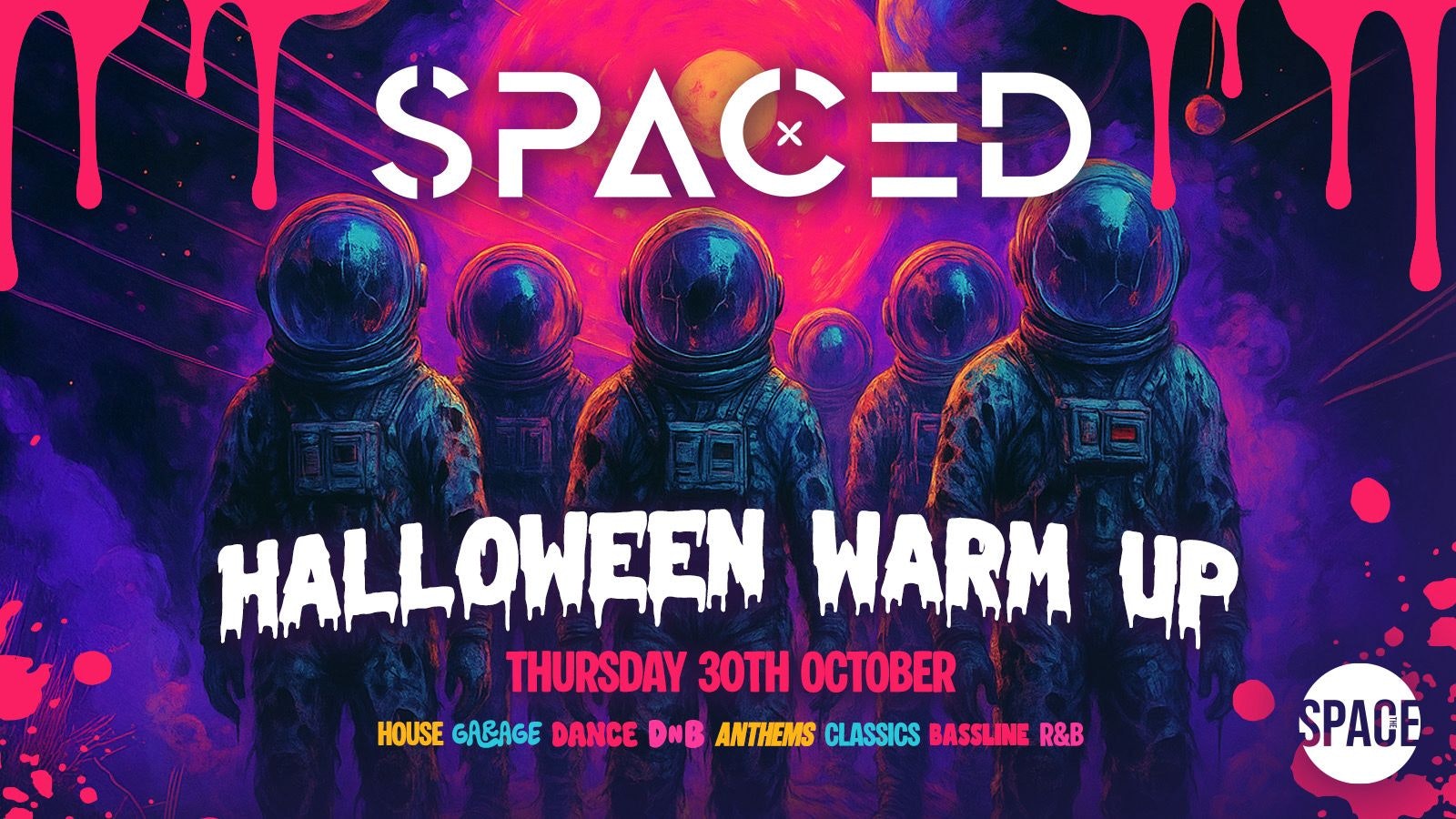 Spaced Thursdays Halloween Special @ Space Leeds – 30th October
