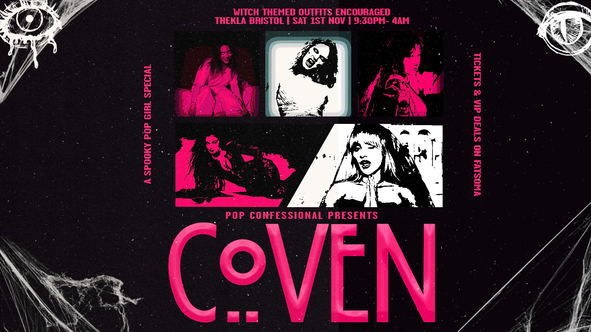 Pop Confessional: COVEN 🧹🔮 at Thekla, East Mud Dock on 1st Nov 2025 ...