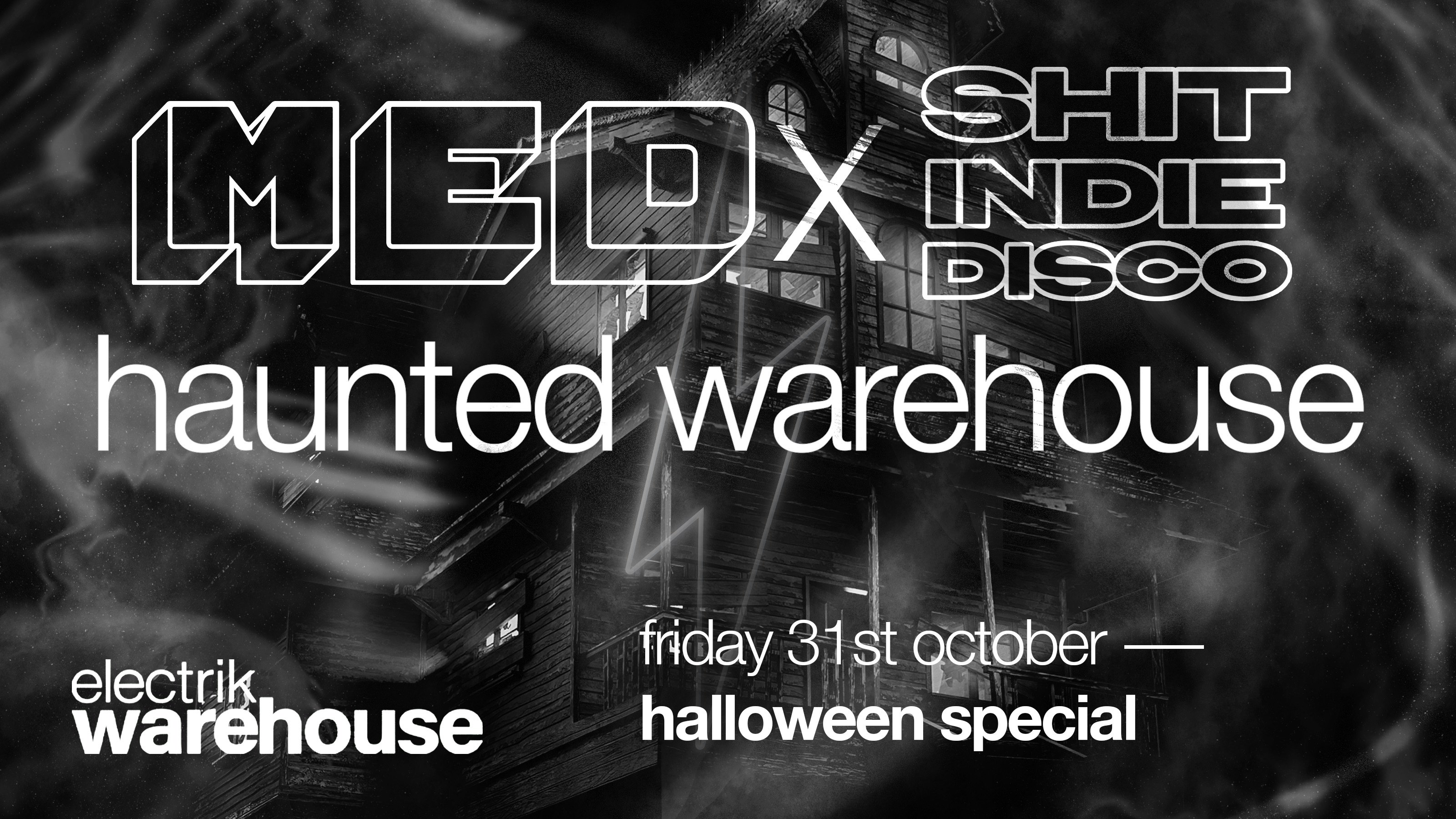halloween at electrik warehouse with med & shindie