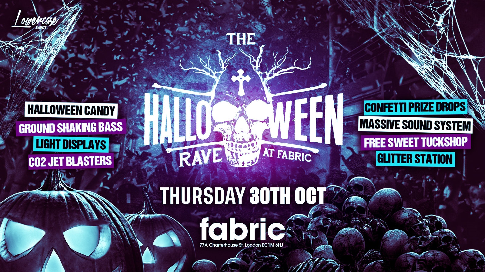 [SOLD OUT‼️] – The Halloween Rave at Fabric! Halloween 2025 🏆