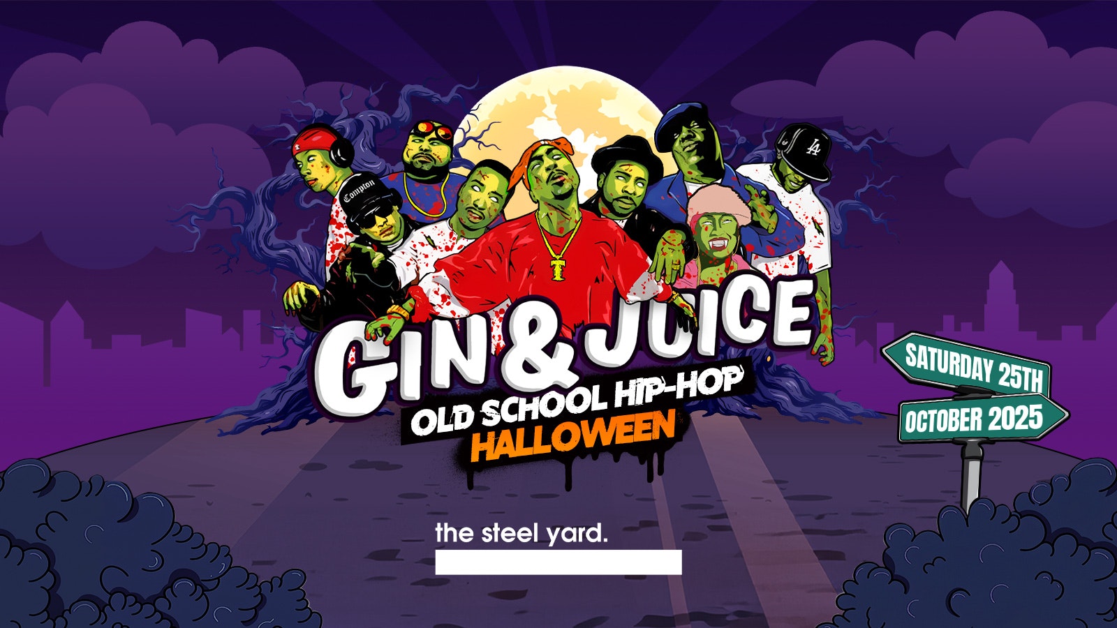 GIN & JUICE: OLD SCHOOL HIP-HOP HALLOWEEN – LONDON 2025