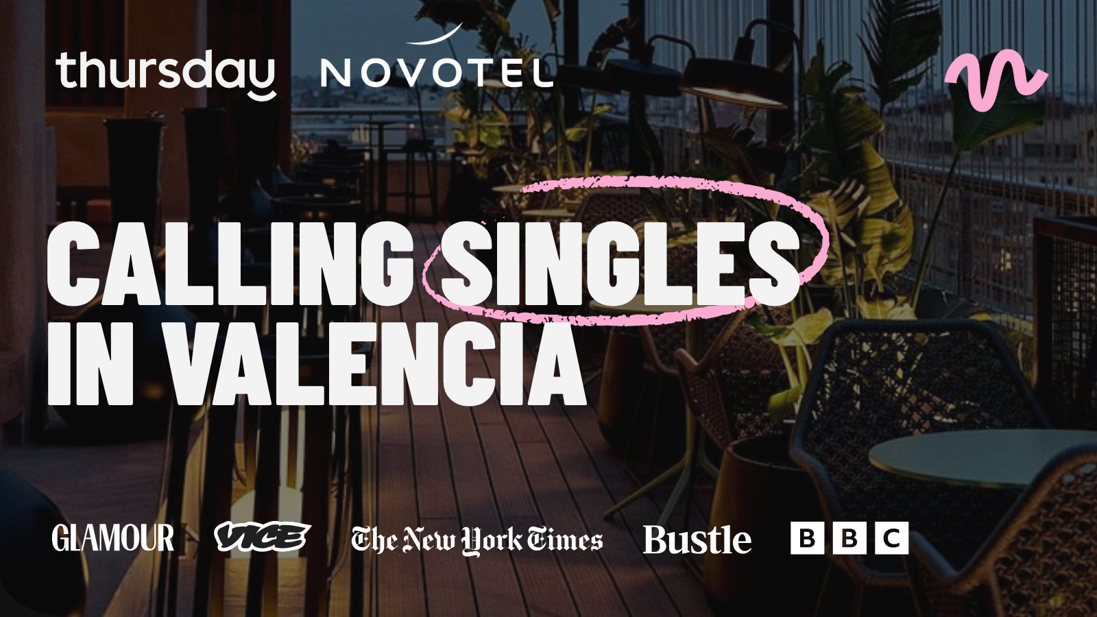 Thursday | Singles only – Rooftop Party @Sky Bar Novotel