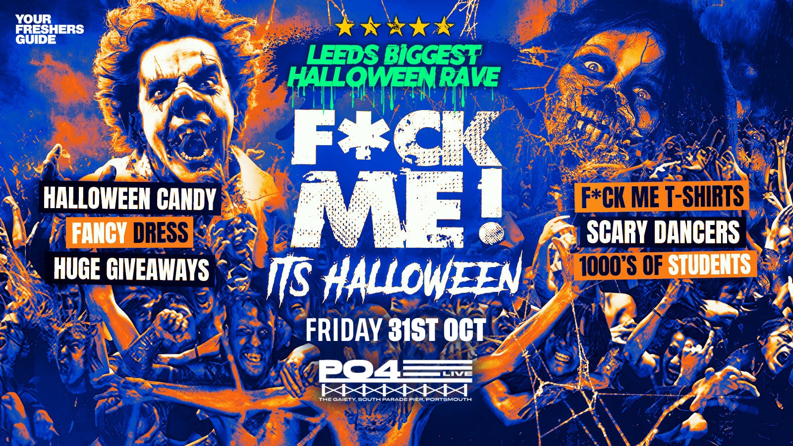 F*CK ME It’s Halloween | Portsmouth Freshers 2025