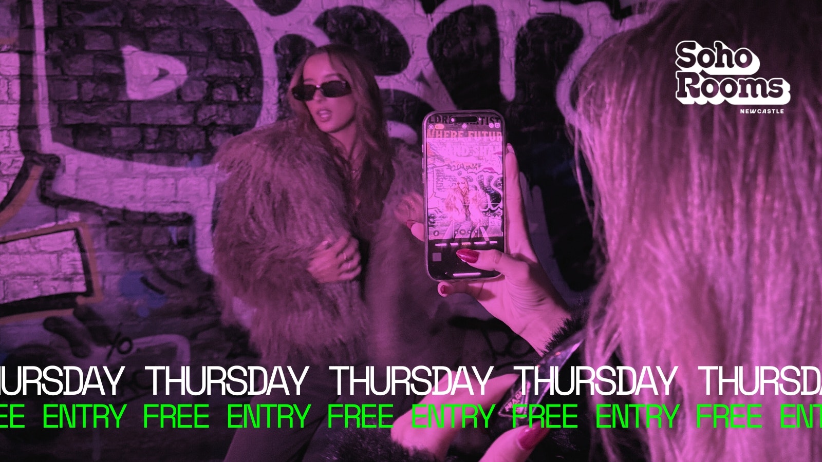 Free Entry Thursdays | Thursday 9th October | Soho Rooms Newcastle