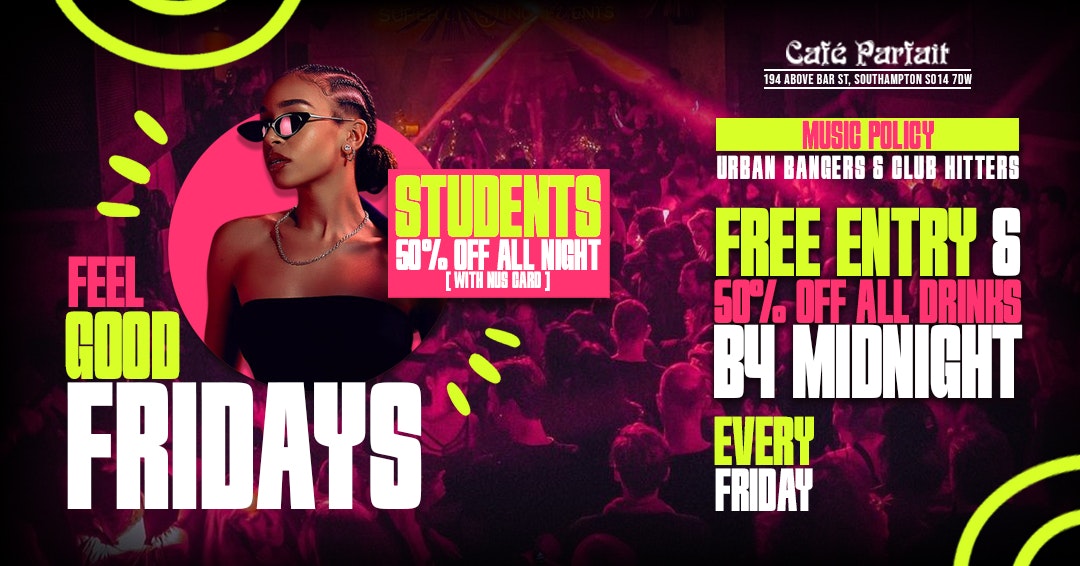 Feel . Good . Friday @ Cafe Parfait