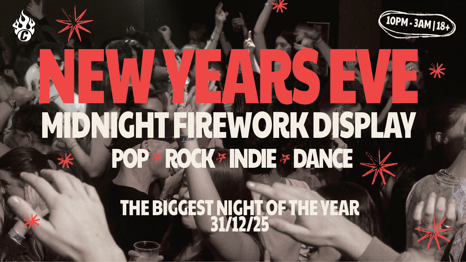Sheffields Biggest New Years Eve Party | 2025