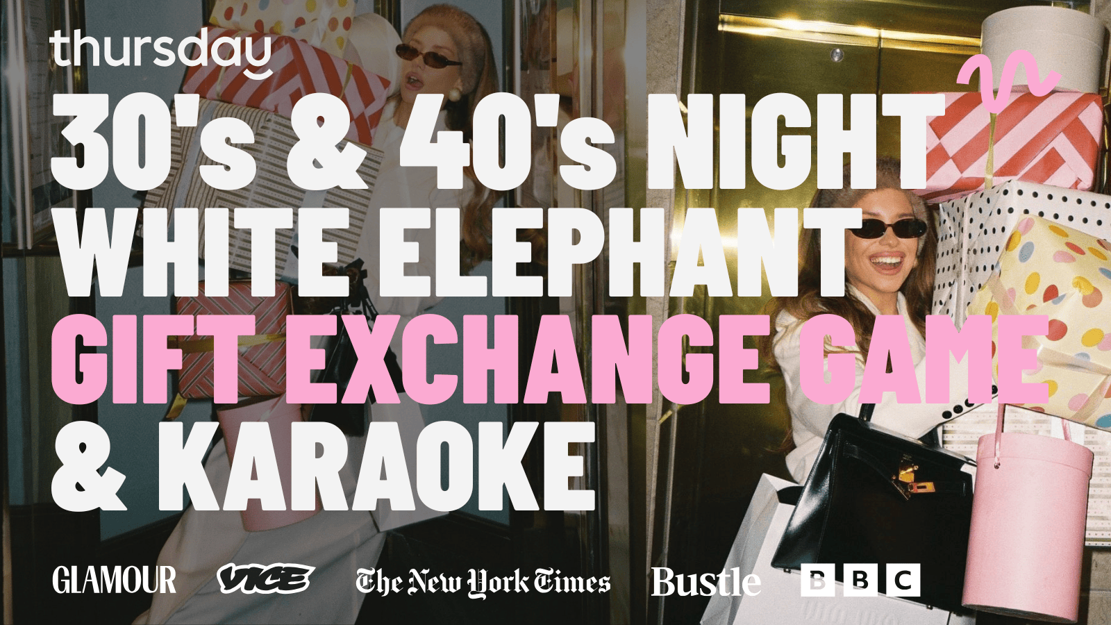 TUESDAY | 30’s & 40’s | SINGLES WHITE ELEPHANT GIFT EXCHANGE GAME & KARAOKE  | TROPICO MINNEAPOLIS