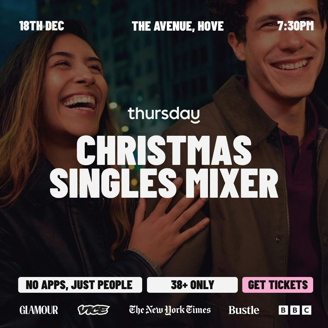 Thursday | Singles Christmas Mixer (38+)  | The Avenue, Hove