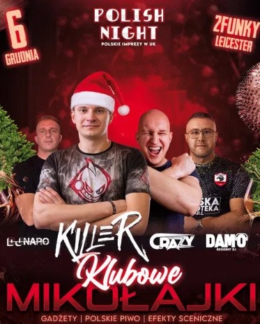 Polish Night – SAINT NICHOLAS DAY IN LEICESTER – DJ KILLER!