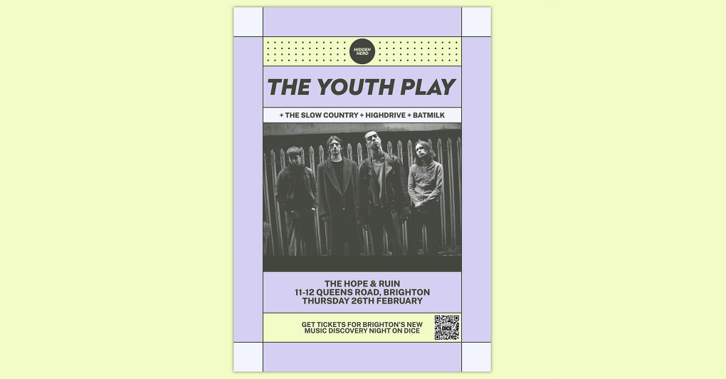 HH: The Youth Play + The Slow Country + HIGHDRIVE + Batmilk