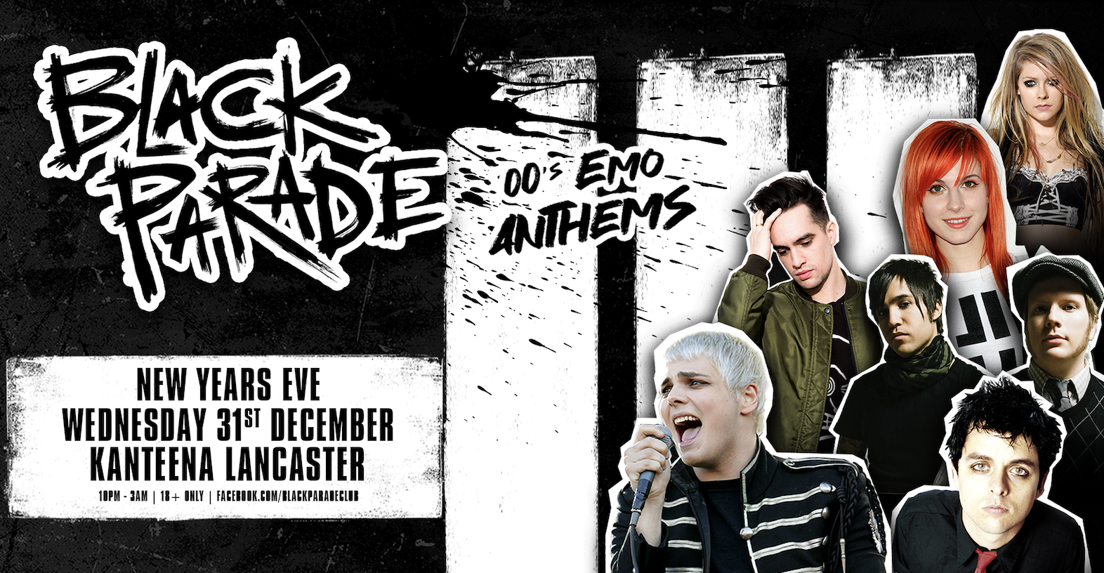 Black Parade – 00s Emo Anthems New Years Eve Party | Lancaster