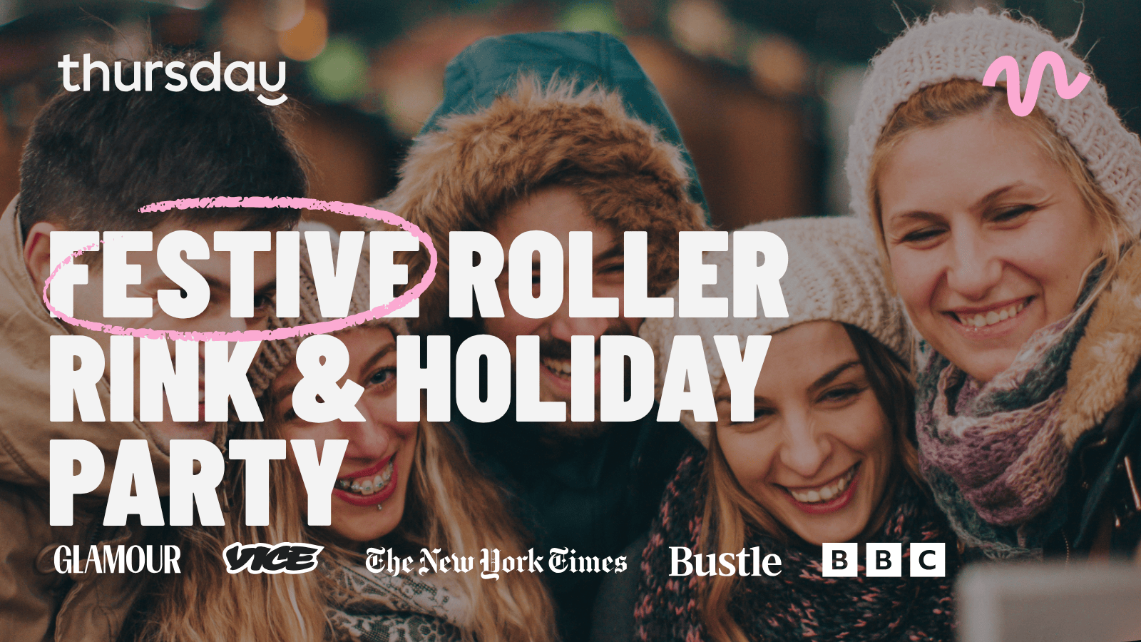 Thursday | Festive Roller Rink & Holiday Party at Valley Ho | Scottsdale