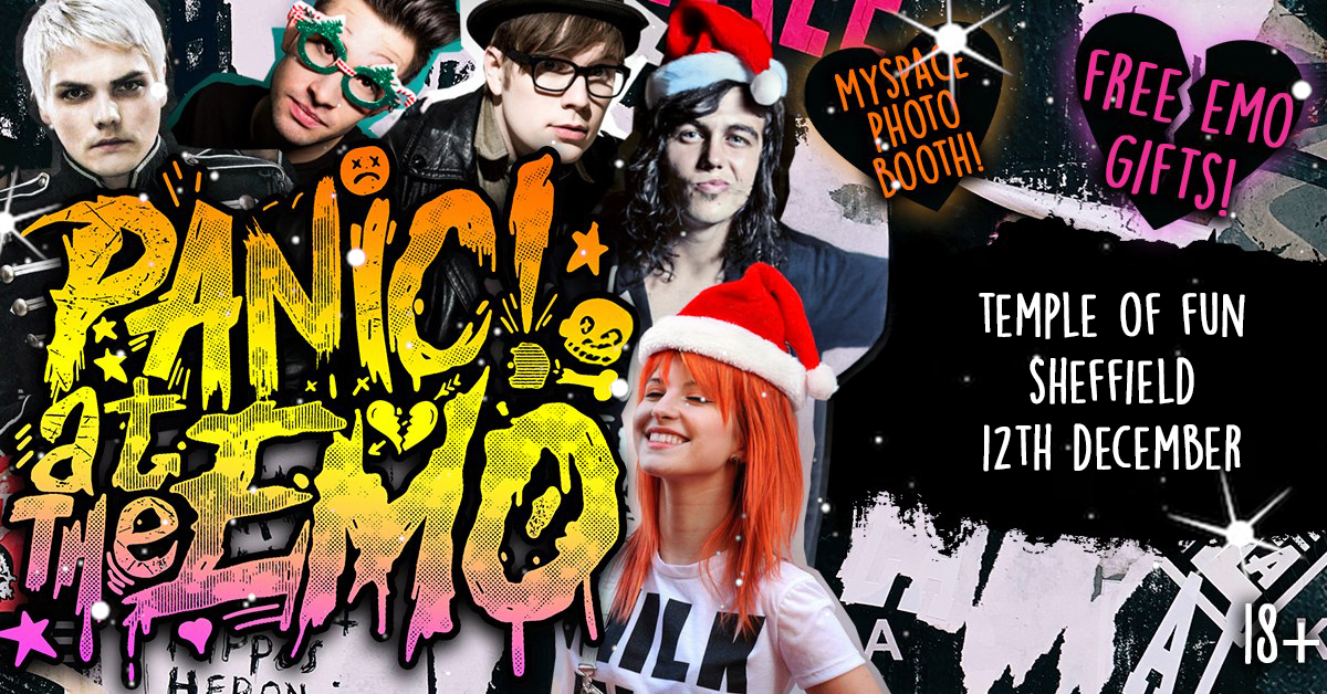 Panic At The Emo Clubnight: Christmas Special at Church | Temple Of Fun, Sheffield