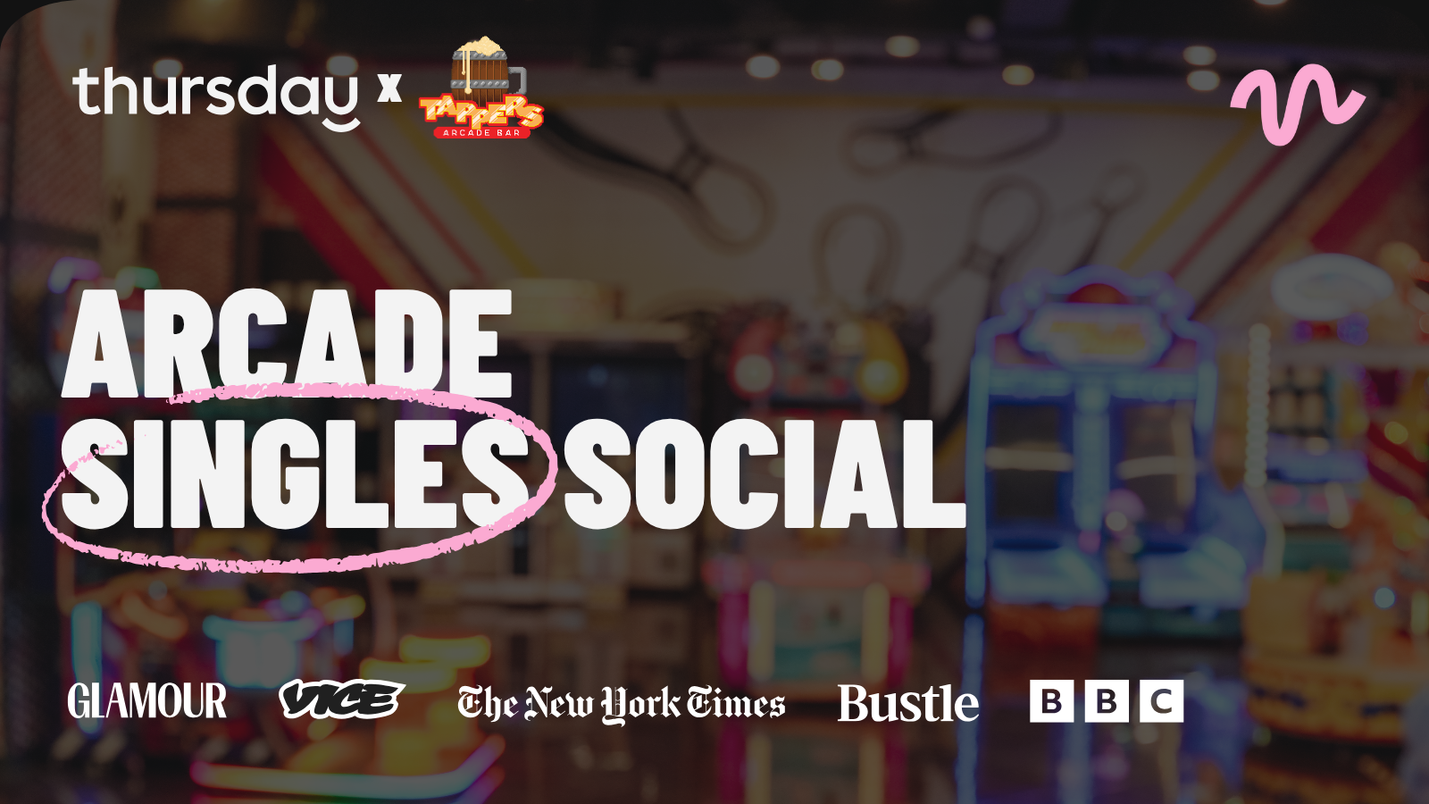 Friday | Arcade Singles Social | Tappers Arcade Bar