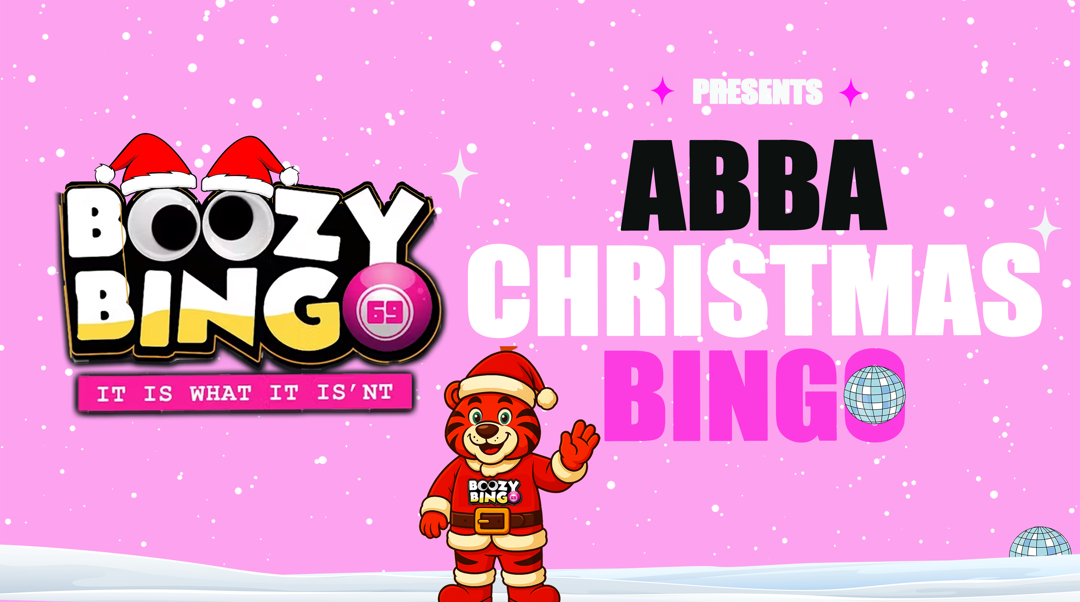 ABBA CHRISTMAS BOOZY BINGO 🎅💃🎁 Manchester’s Craziest Student Bingo!