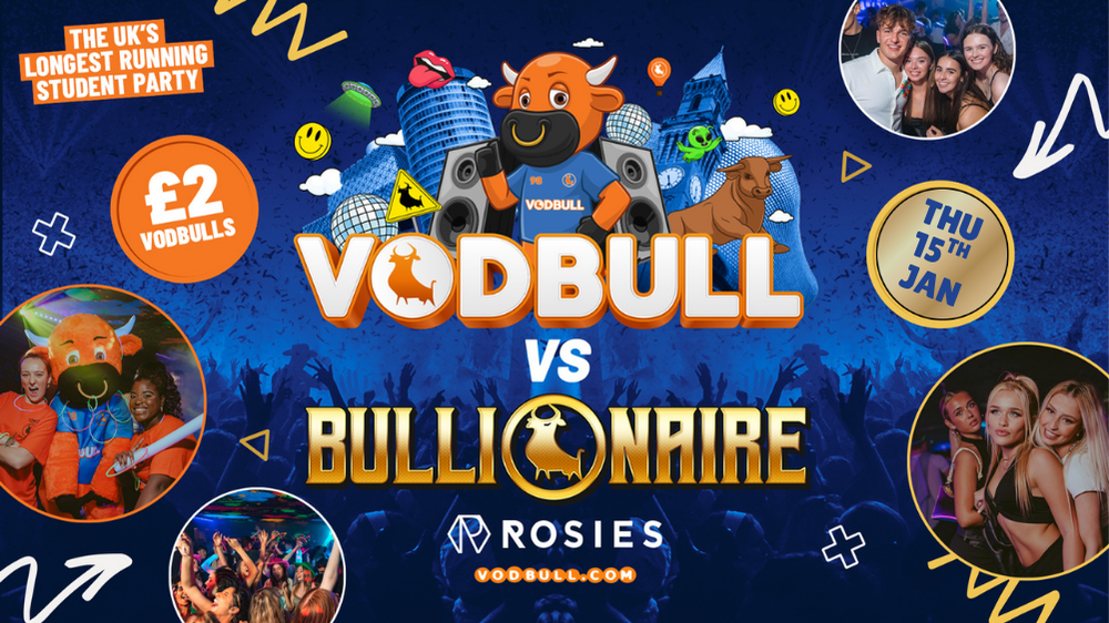 Vodbull vs Bullionaire [FINAL TIX!] at Rosies is back for 2026!!💥 15/01/26