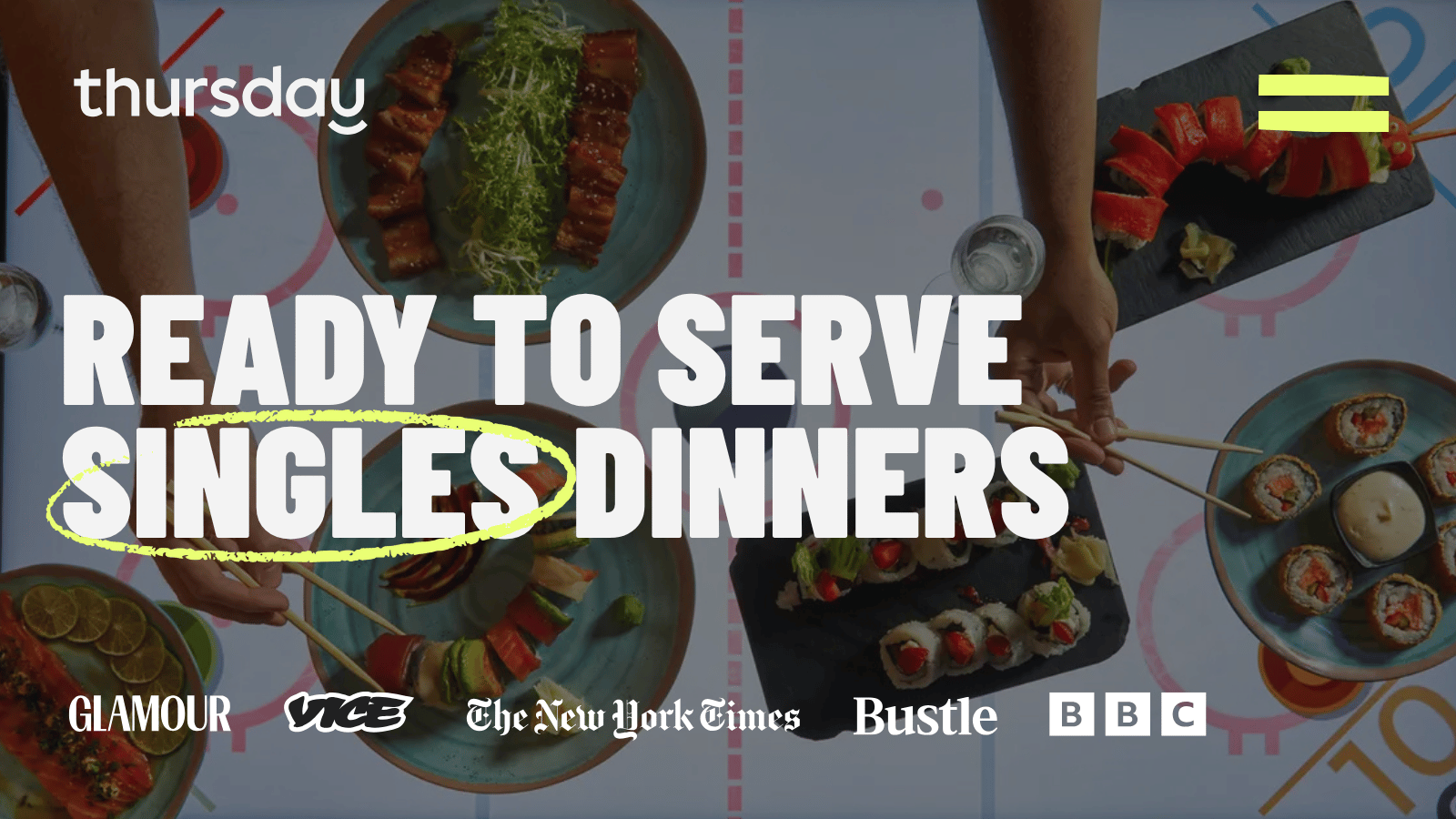 Wednesday | Singles Dinner (24-29) | Covent Garden