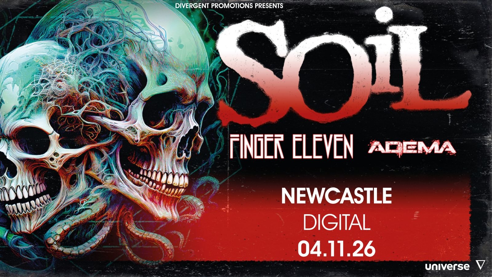 Soil + Finger Eleven + Adema