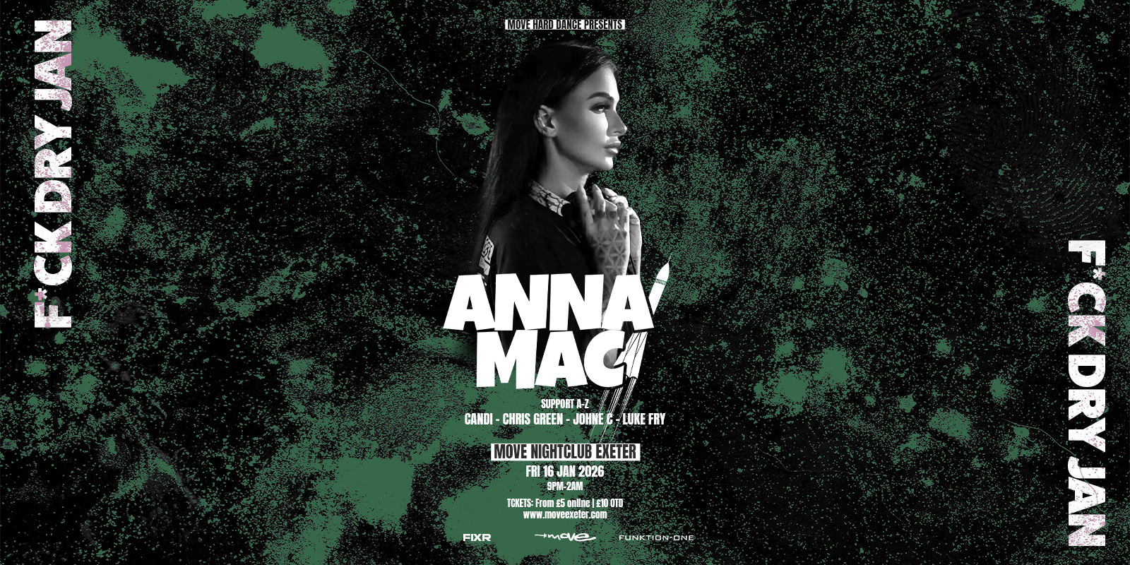 Move Hard Dance Presents: Anna Mac | Move Exeter 16.01.26 at Move ...