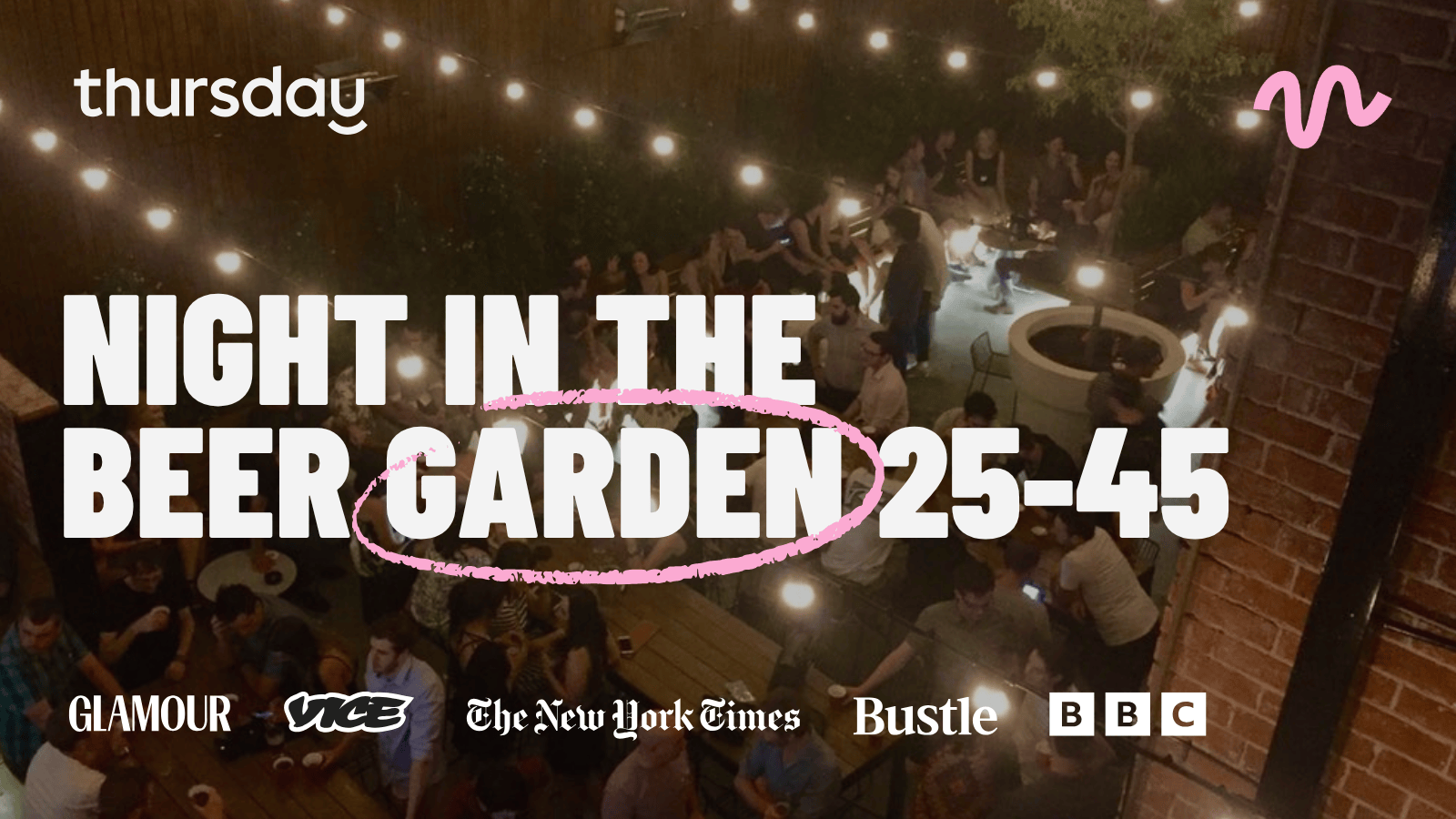 Thursday | Beer Garden (25-45) | Adelaide