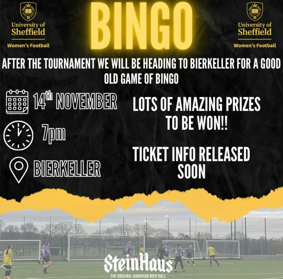 STEIN HAUS MOVEMBER FOOTBALL AFTER PARTY