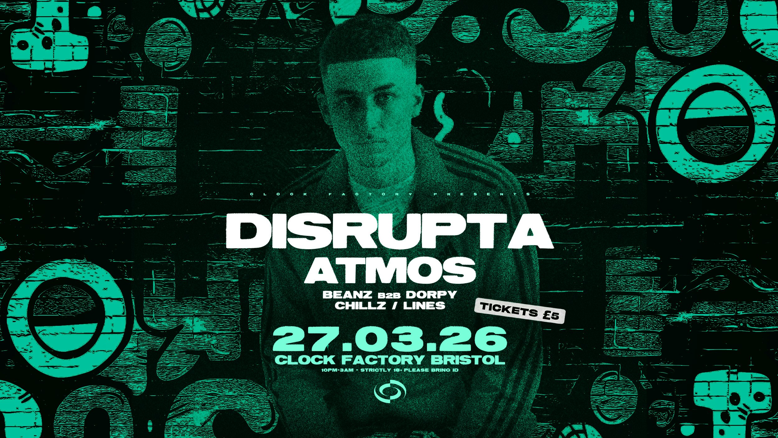 Disrupta, Atmos & More • Bristol