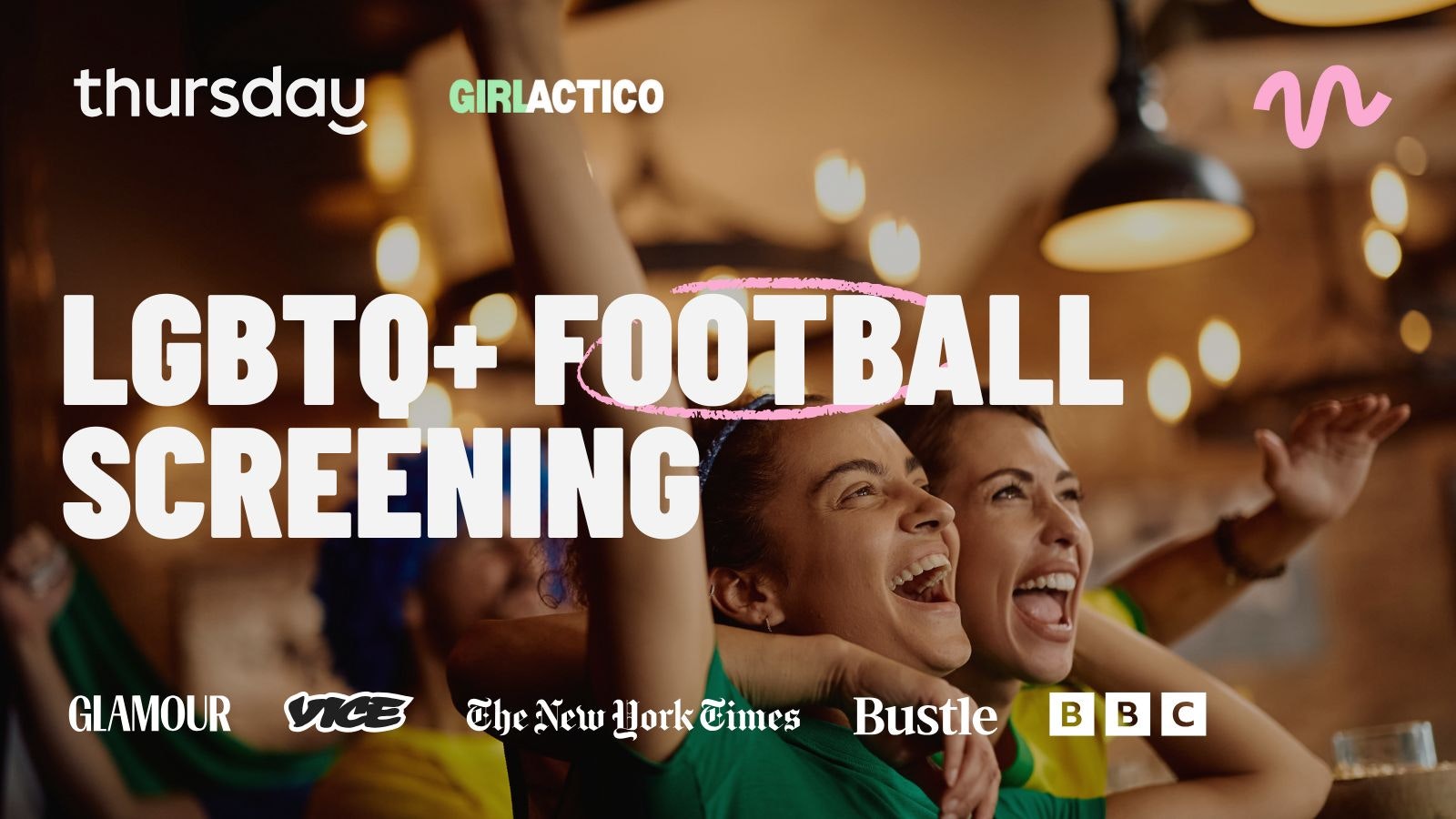 Saturday | Queer Singles Women’s Football Watch Party! | BoxHall