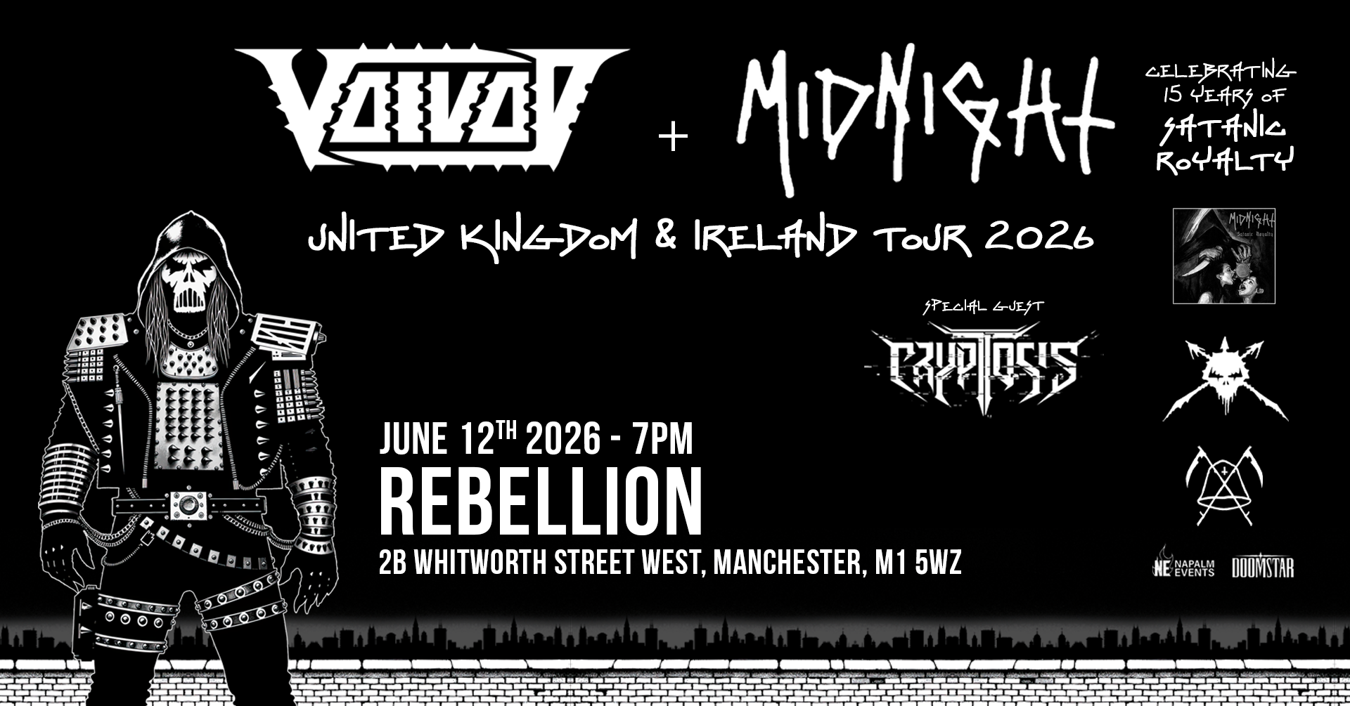 Voivod + Midnight