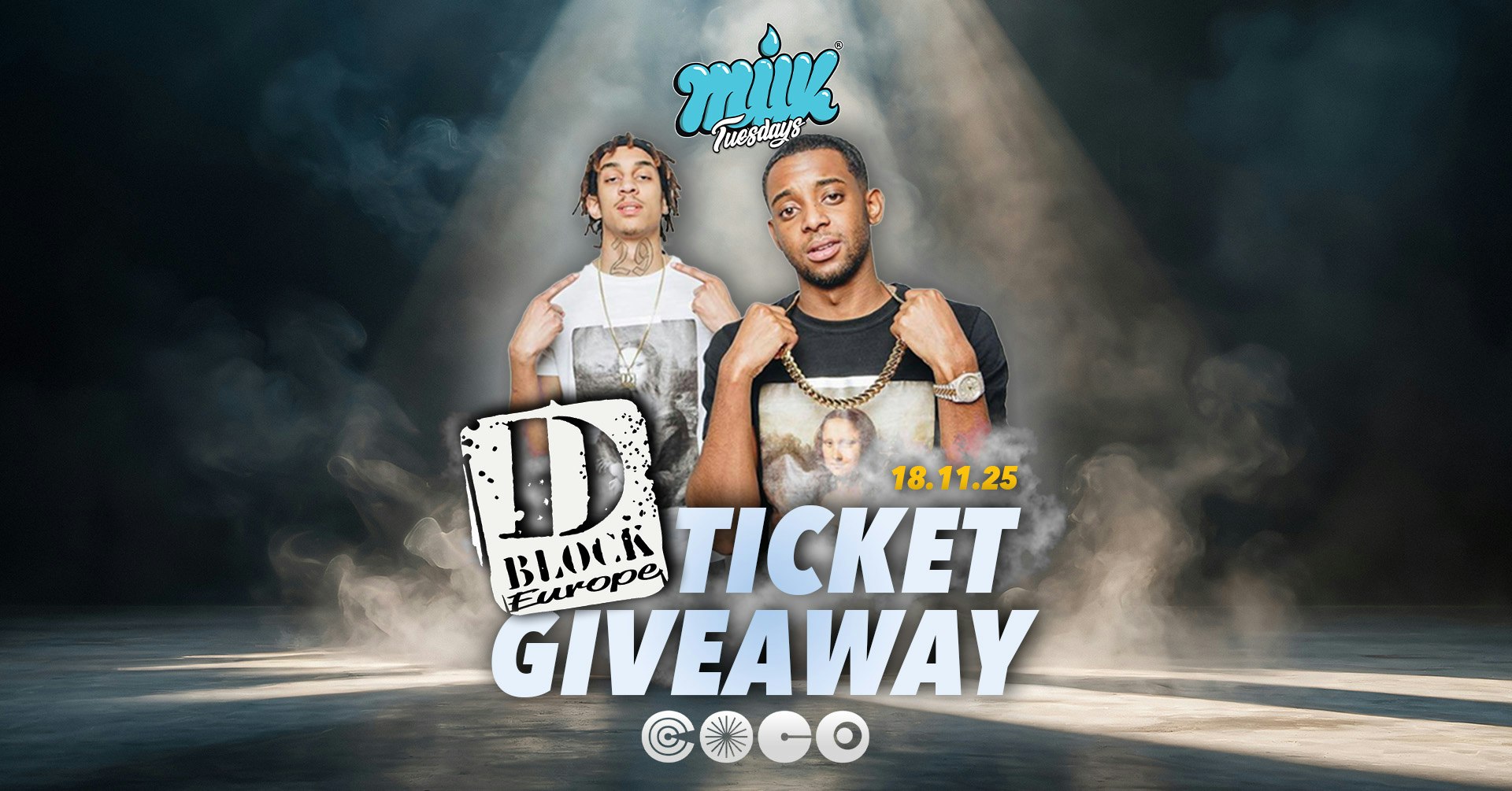MILK TUESDAYS | DBE TICKET GIVEAWAY | COCO