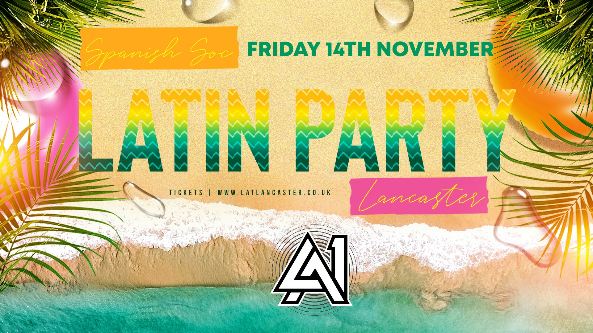 Latin Party Lancaster – Friday 14th November | LA1