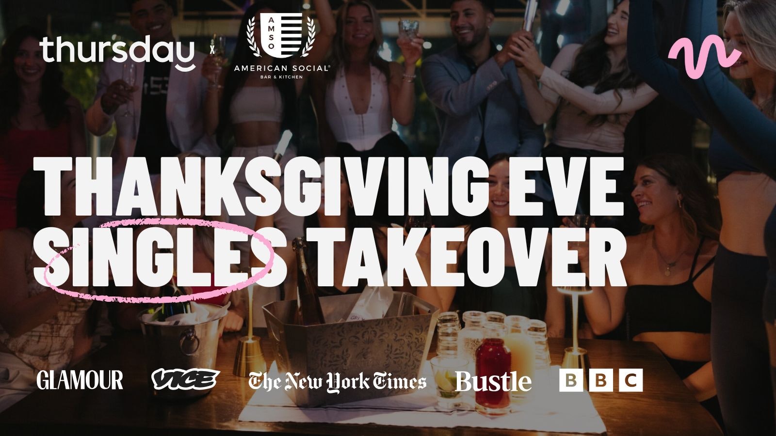 Blackout Wednesday | Drinksgiving Eve Singles Night @ American Social | Las Olas