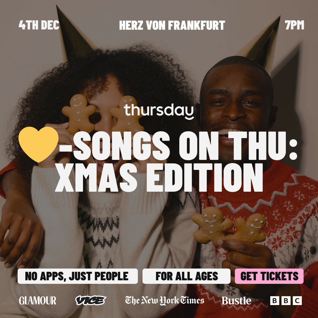 Thursday |  ♥︎-Songs on Thursday: X-Mas Edition (All Ages) @ Herz von Frankfurt | Frankfurt