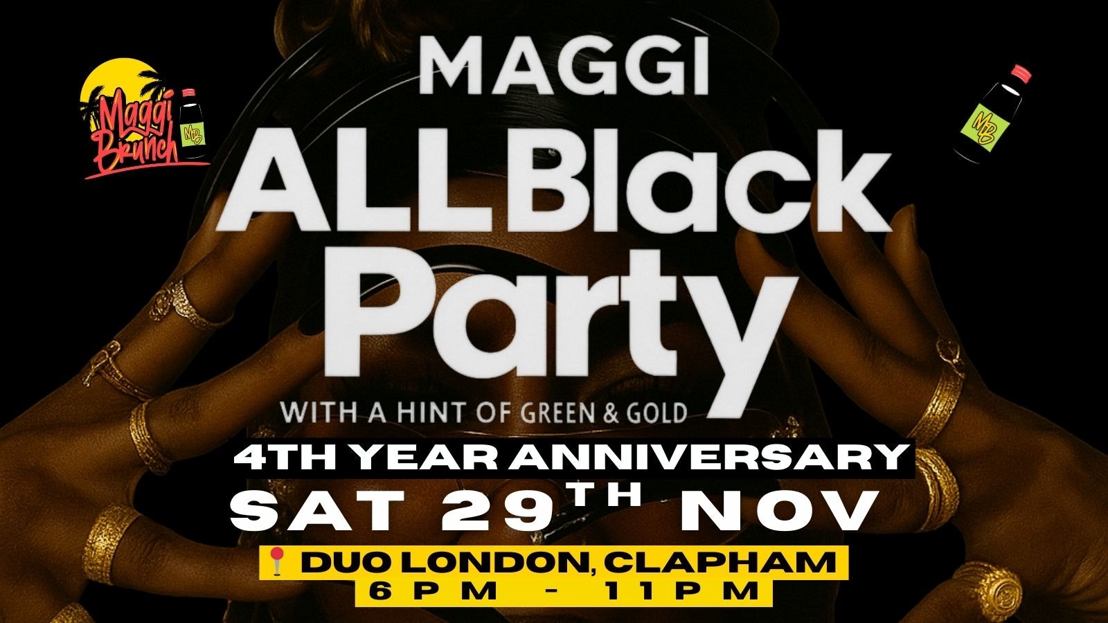 MAGGI Brunch: All Black 4th Year Anniversary 🔥