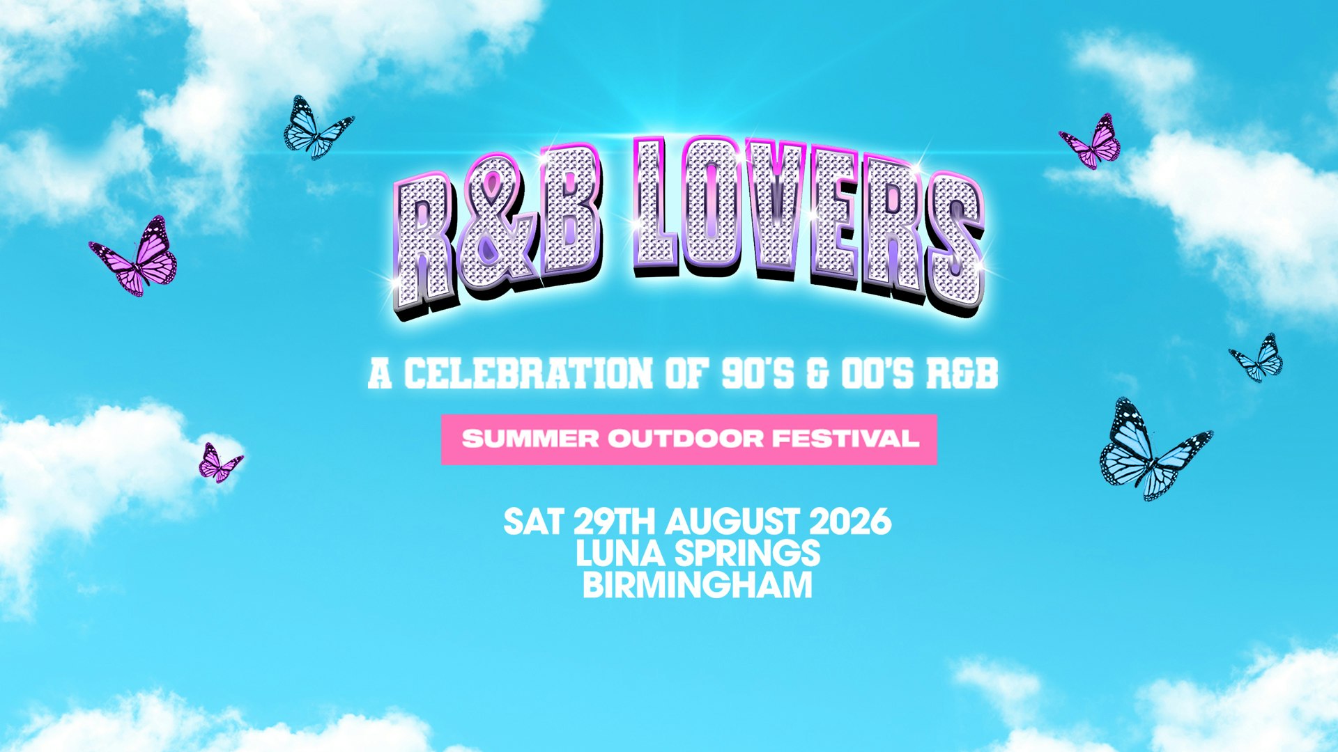 R&B Lovers – Saturday 29th August – Luna Spring [PRE-SALE DISCOUNTED TICKETS ON SALE NOW!]