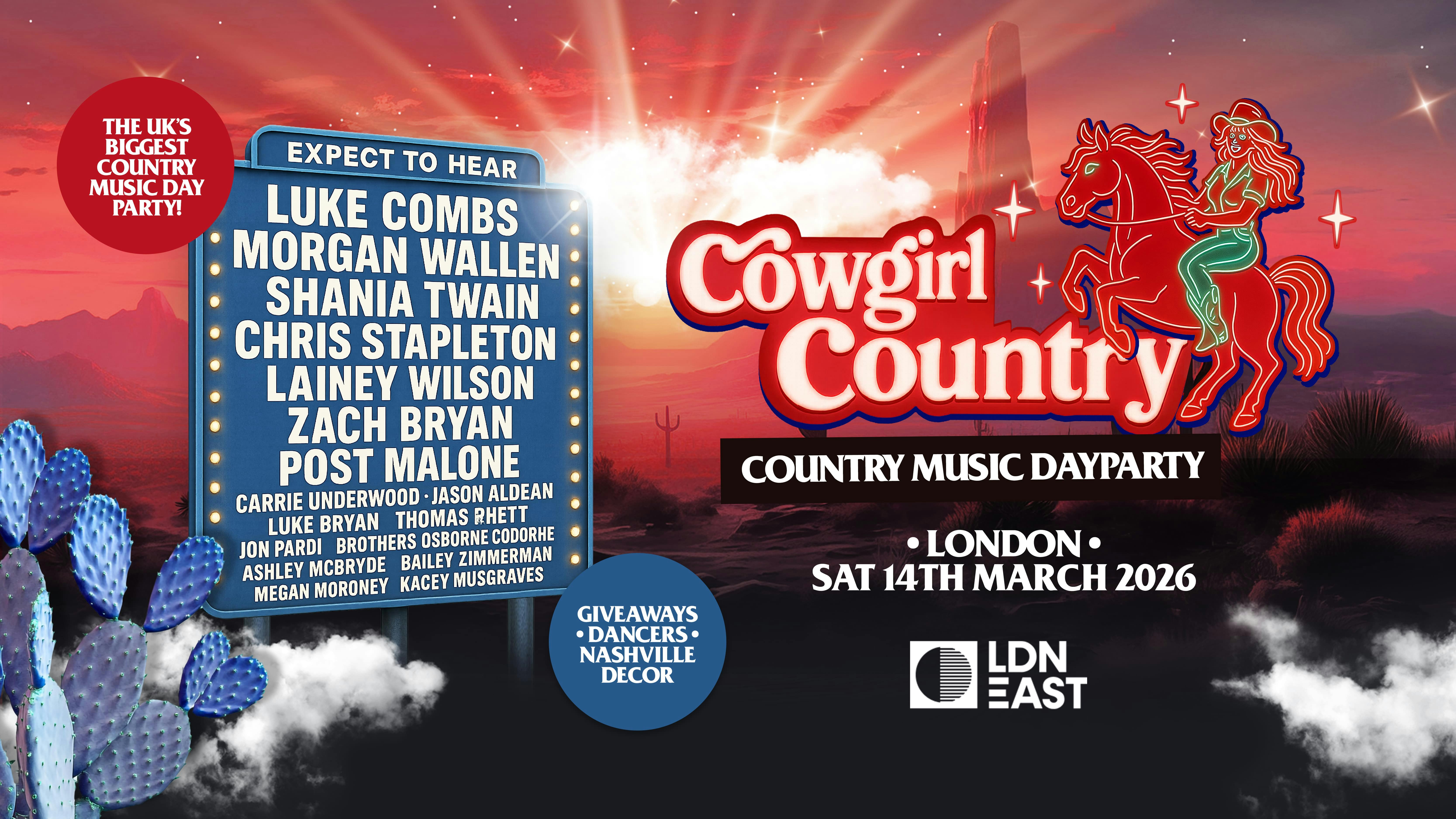 Cowgirl Country – London – 🤠 Country Music Dayparty!
